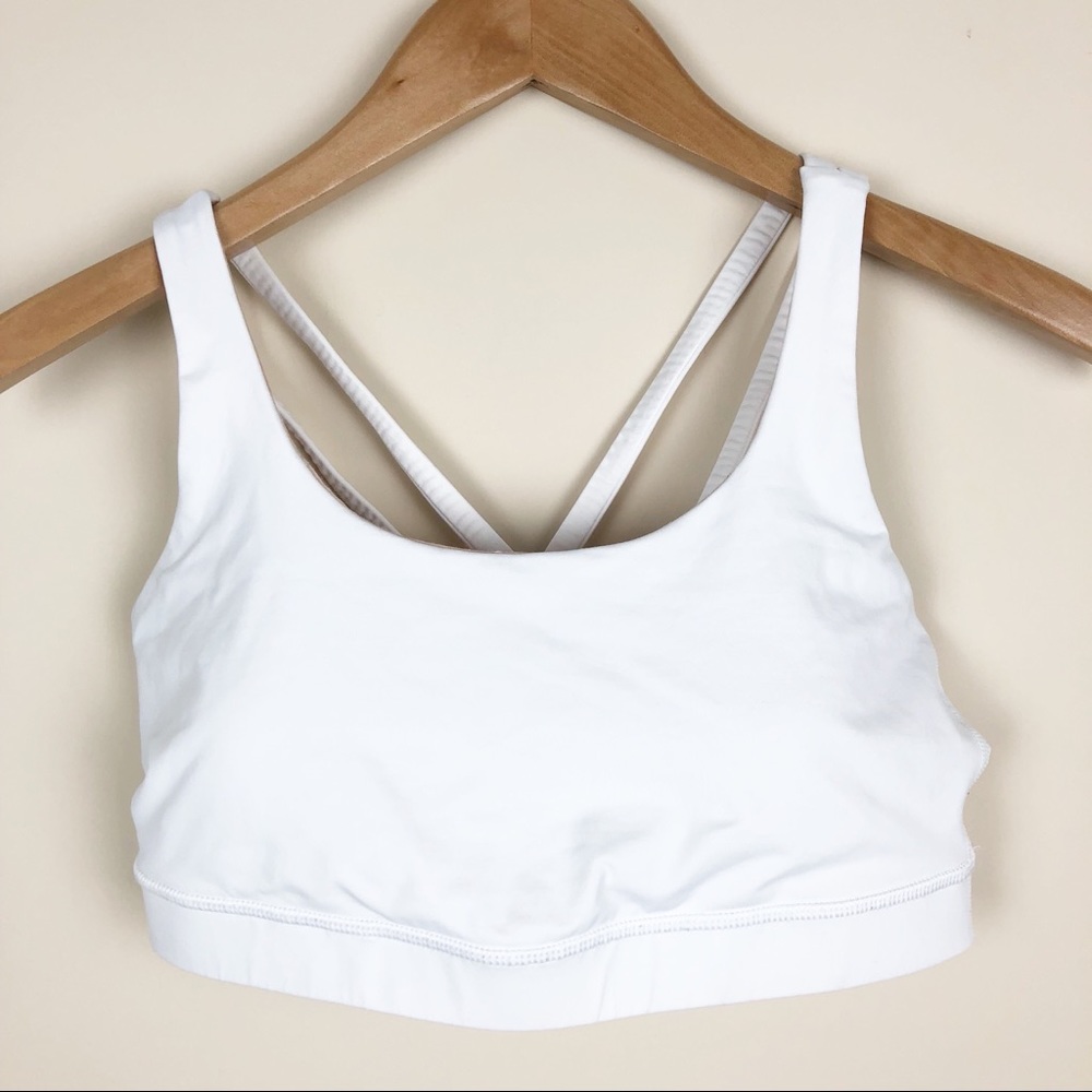 lululemon athletica White Strappy Sports Bra